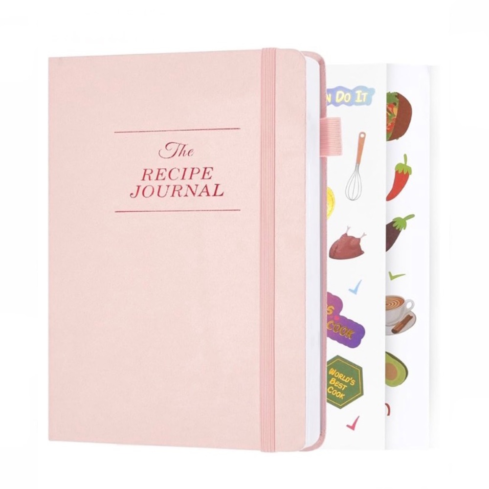 NEW ”The Recipe Journal” Notebook Write Your Own Keep Organized Kitchen Book